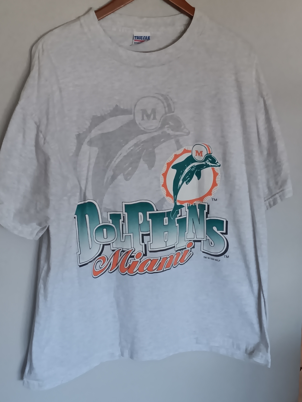 Vintage 90s Miami Dolphins Shadow Tshirt